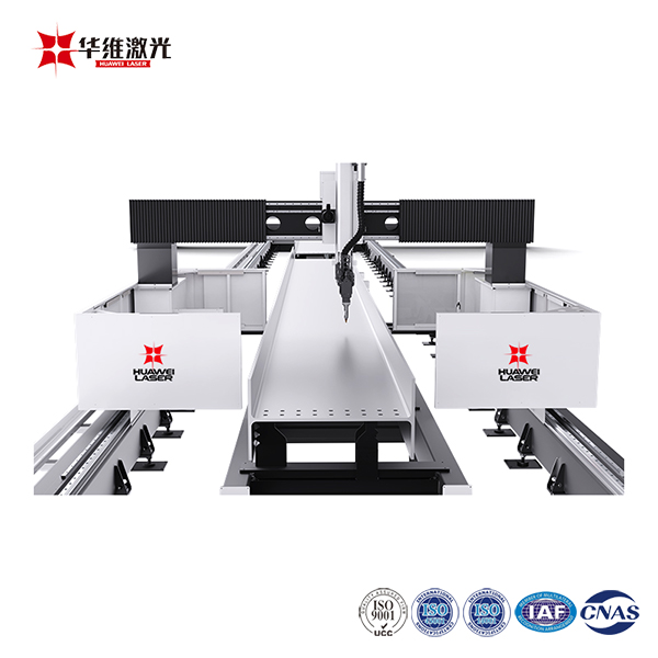 Mesin Pemotongan Laser CNC H-Beam 3D 12000W untuk pemprosesan keluli logam